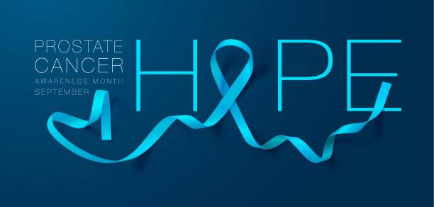 Hope. Prostate Cancer Awareness Calligraphy Poster Design. Realistic Light Blue Ribbon. September is Cancer Awareness Month. Vector Hope. Prostate Cancer Awareness Calligraphy Poster Design. Realistic Light Blue Ribbon. September is Cancer Awareness Month. Vector Illustration light blue silk stock illustrations