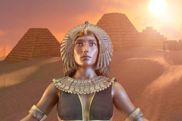 istock Cleopatra Egyptian Queen VII century of Egypt 3D render 1150455644