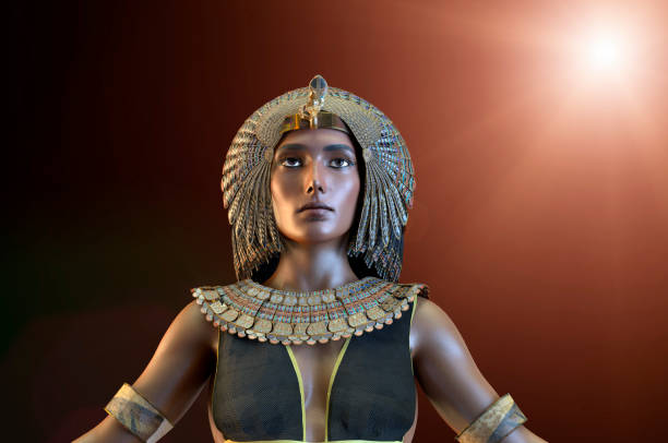 istock Cleopatra Egyptian Queen VII century of Egypt 3D render 1150455666