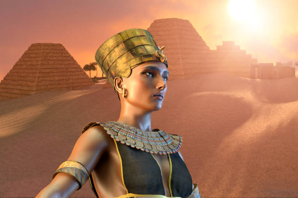istock Cleopatra Egyptian Queen VII century of Egypt 3D render 1150455772
