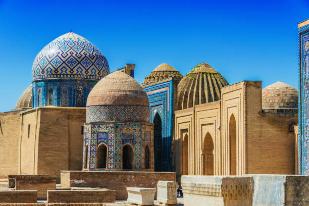 istock Shah-i-Zinda, a necropolis in Samarkand, Uzbekistan 1150460841