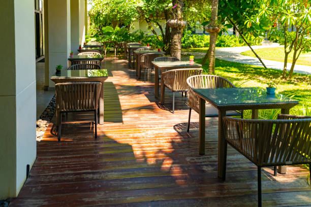 istock Reception area at a Thailand beach resort 1150461814