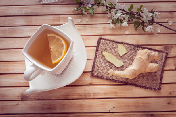 istock ginger and cup of tea with lemon 1150463239
