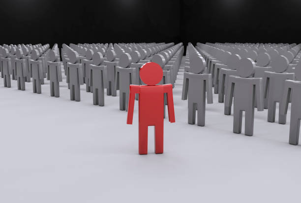 istock Leadership Concept. Standing Out From The Crowd. 1150465293