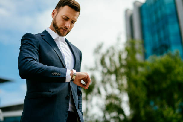 istock Young business man on the street 1150465620