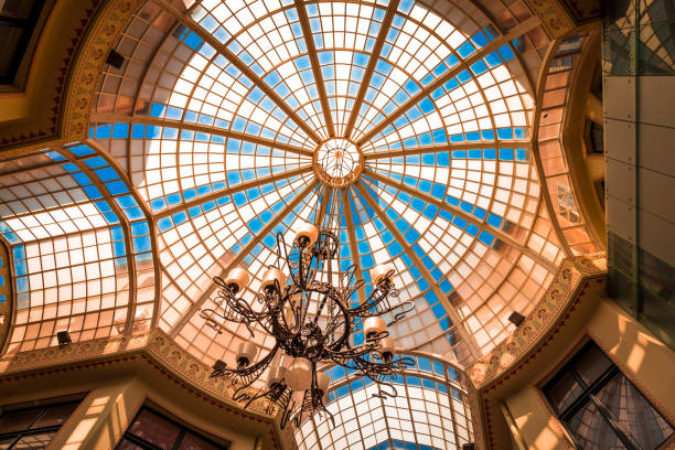 istock Art Nouveau Architecture and Stained Glass Windows 1150467046