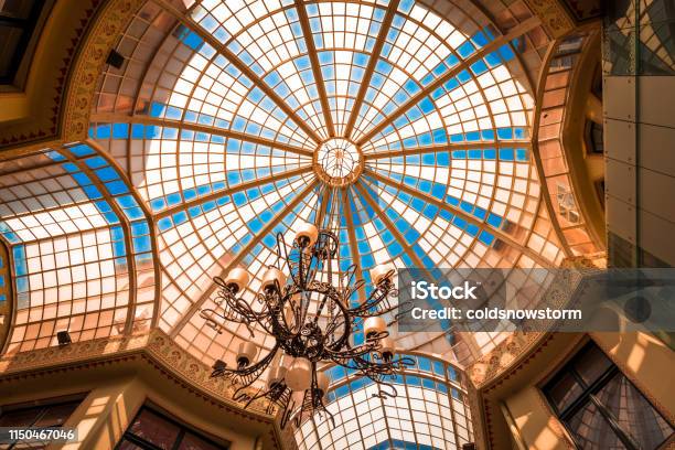 Art Nouveau Architecture And Stained Glass Windows Stock Photo - Download Image Now - Oradea, Art Nouveau, Abstract
