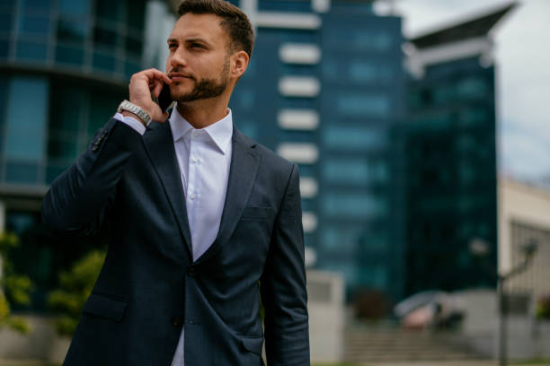 istock Handsome businessman outdoors 1150467315