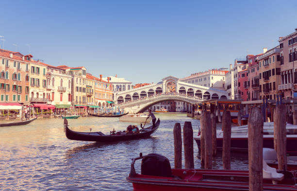 istock Bridge Ponte di Rialto in the Venice 1150469487