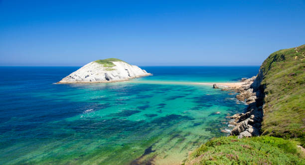 istock Cantabria, coastal landscape along Costa Quebrada 1150469570