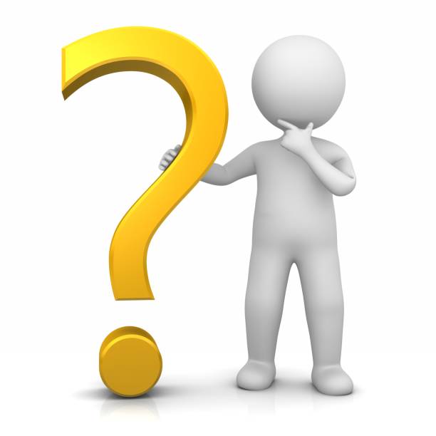 istock question mark 3d gold interrogation point question sign symbol icon with thinking stick man solving problems isolated on white background 1150469635