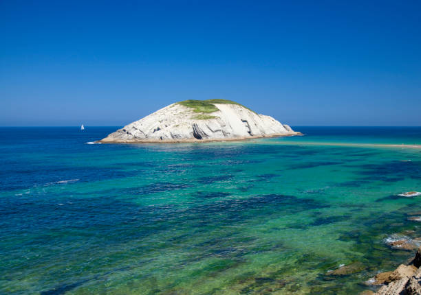 istock Cantabria, coastal landscape along Costa Quebrada 1150469692