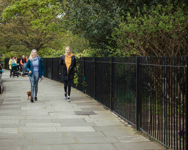 istock Catching up in the Park 1150471389