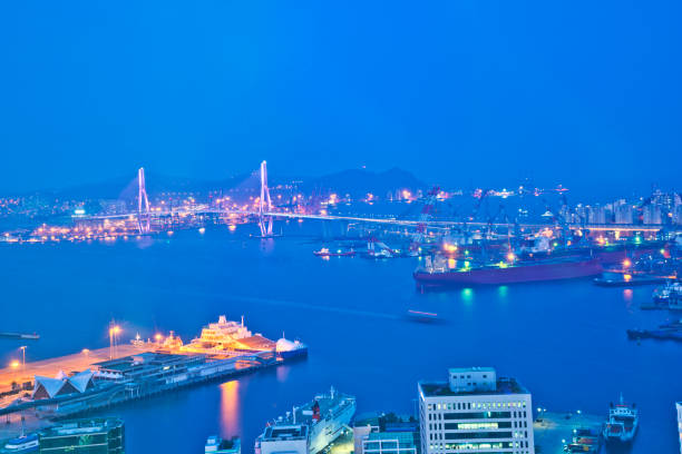 istock Busan cityscape at night, South Korea 1150471756