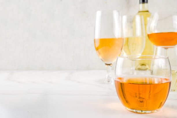 istock Trendy orange wine 1150474114