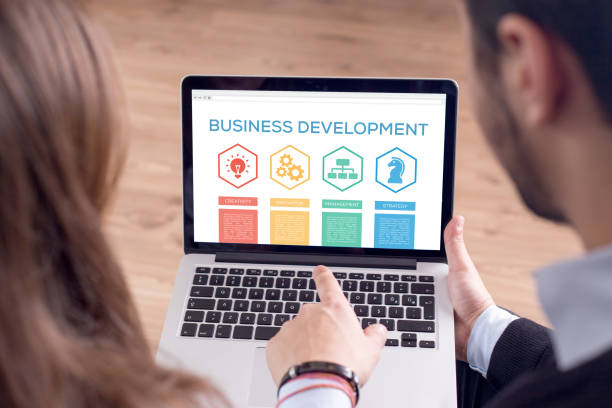 istock Business Development Creativity Innovation Management Strategy Word With Icons 1150475916