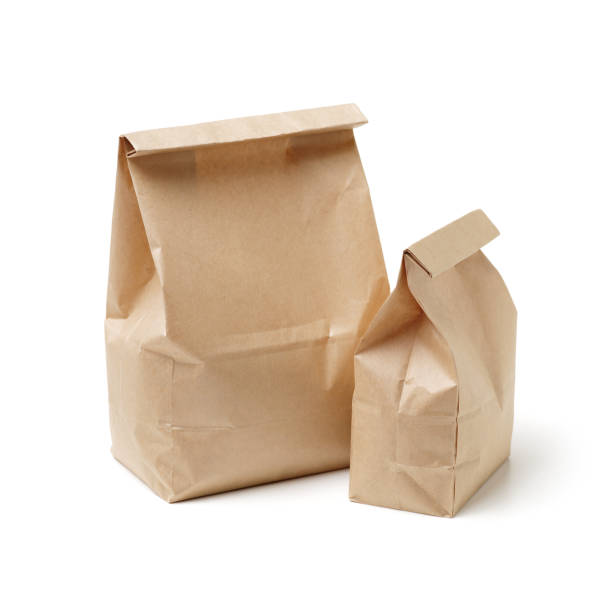 istock Paper bags on white background 1150485656