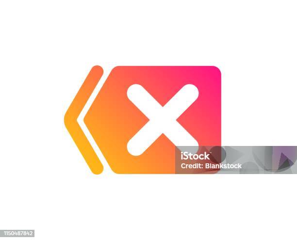 Icon Hapus Button Hapus Ikon Hapus Tanda Vektor Ilustrasi Stok - Unduh Gambar Sekarang ...