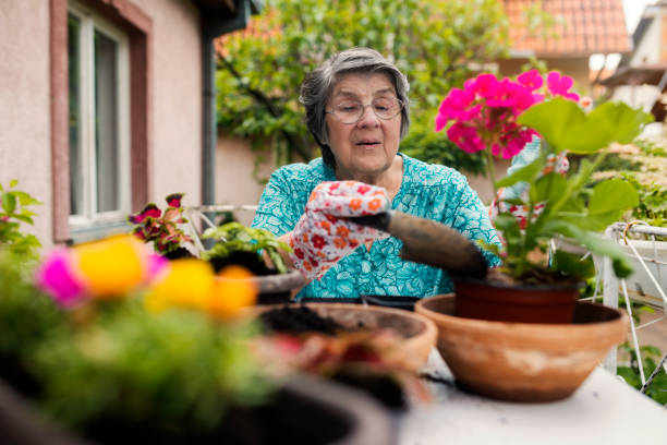 istock Senior Woman Gardening 1150489293