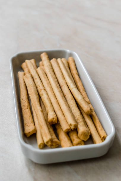 istock Salty Sticks in Plate Ready to Serve for Snack. 1150491130