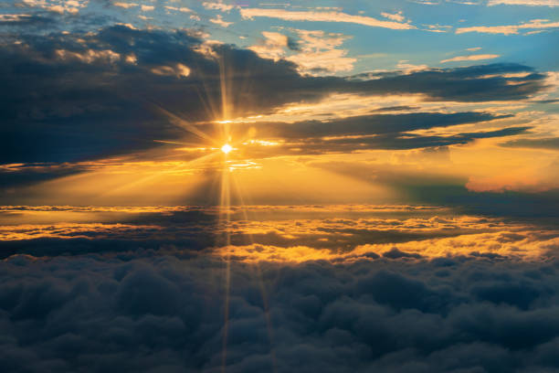 istock Aerial View Of Cloudscape During Sunset in China, Asia 1150495708