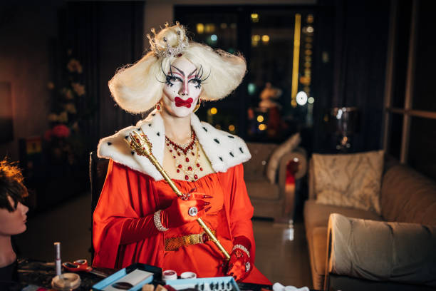 istock Drag queen in dress 1150496871
