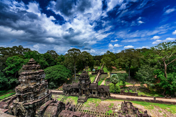 istock Classic Cambodian Landscape on a Bright Morning 1150499922