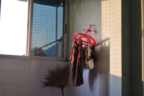istock The fabric that is exposed behind the room 1150500656