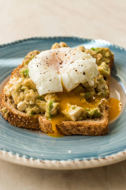 istock Poached Egg with Avocado Toast for Breakfast. 1150504260