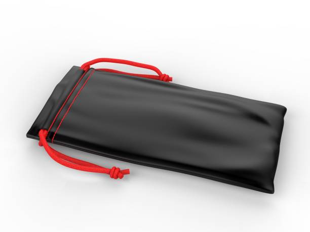 istock Blank Drawstring Pouch For Branding And Mock Up. 3d Render Illustration. 1150507952