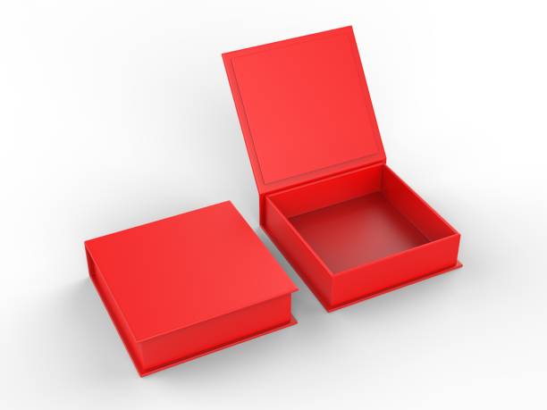 istock White blank hard cardboard gift or mailer box mock up template, 3d illustration. 1150510424