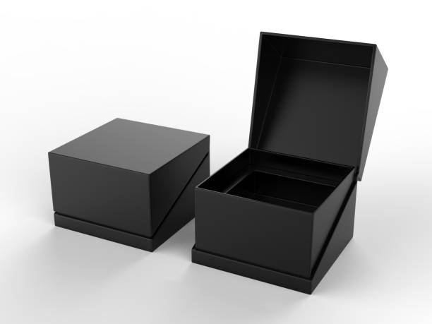 istock White blank hard cardboard gift or mailer box mock up template, 3d illustration. 1150510574