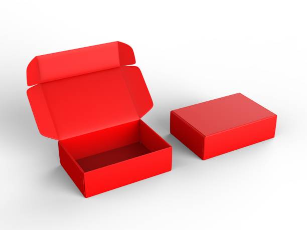 istock White blank hard cardboard gift or mailer box mock up template, 3d illustration. 1150510712
