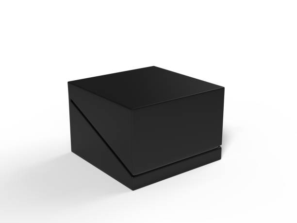 istock White blank hard cardboard gift or mailer box mock up template, 3d illustration. 1150510719