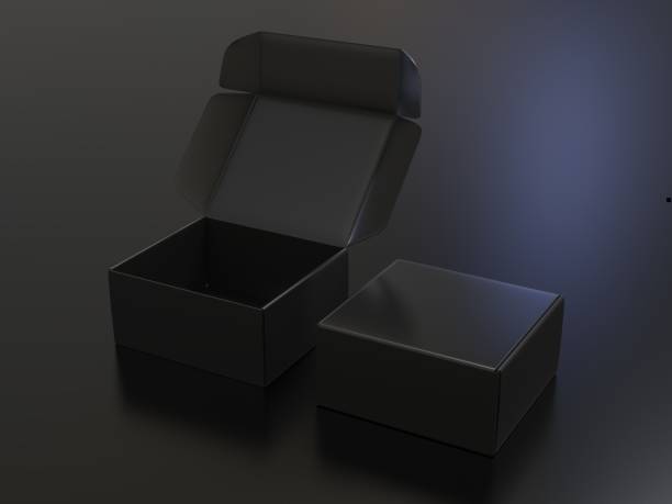 istock White blank hard cardboard gift or mailer box mock up template, 3d illustration. 1150510734