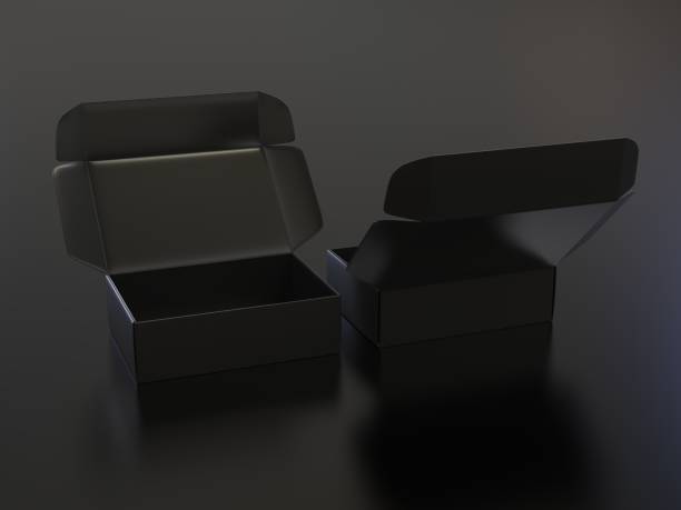 istock White blank hard cardboard gift or mailer box mock up template, 3d illustration. 1150510812