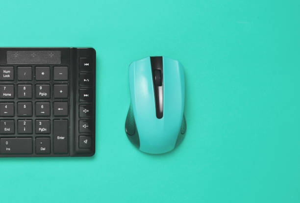 Computer mouse isolated over white background