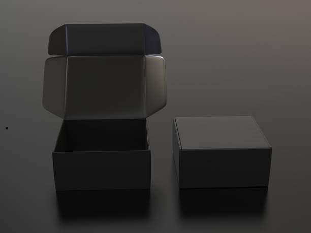 istock White blank hard cardboard gift or mailer box mock up template, 3d illustration. 1150511713