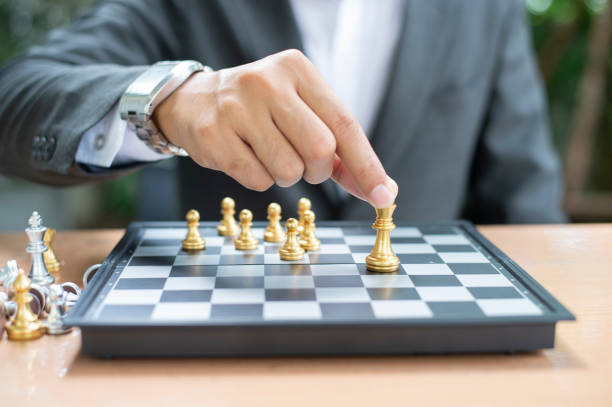 istock Chess business concept, leader teamwork and success 1150513053