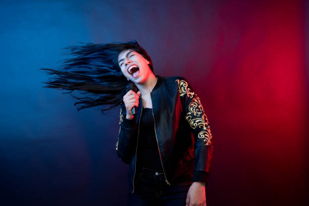 istock Amazing latino female musician 1150514680