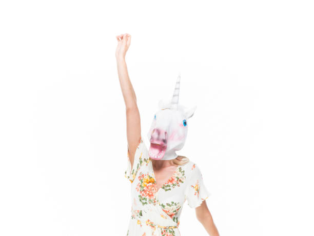 female unicorn in long dress - 13520 imagens e fotografias de stock