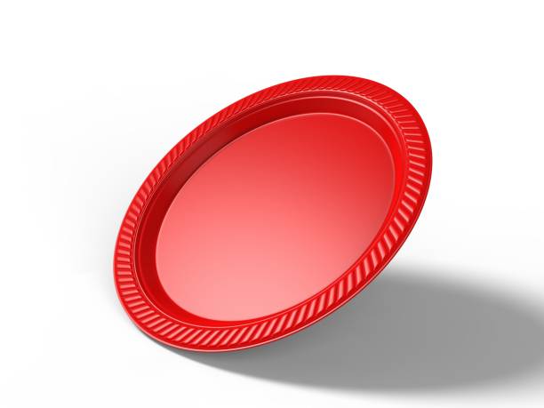 istock Blank Promotional Party Plate. 3d render illustration. 1150518400