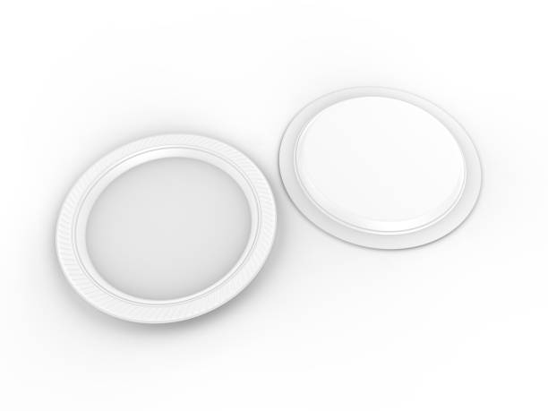 istock Blank Promotional Party Plate. 3d render illustration. 1150518402