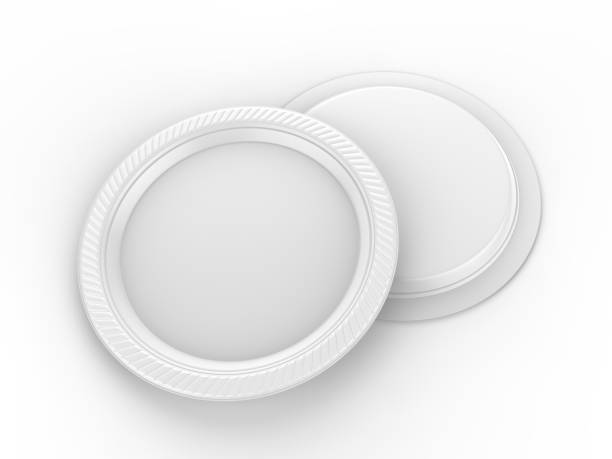 istock Blank Promotional Party Plate. 3d render illustration. 1150518498