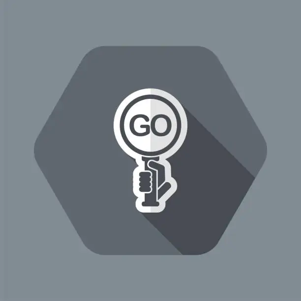 Vector illustration of Go signal