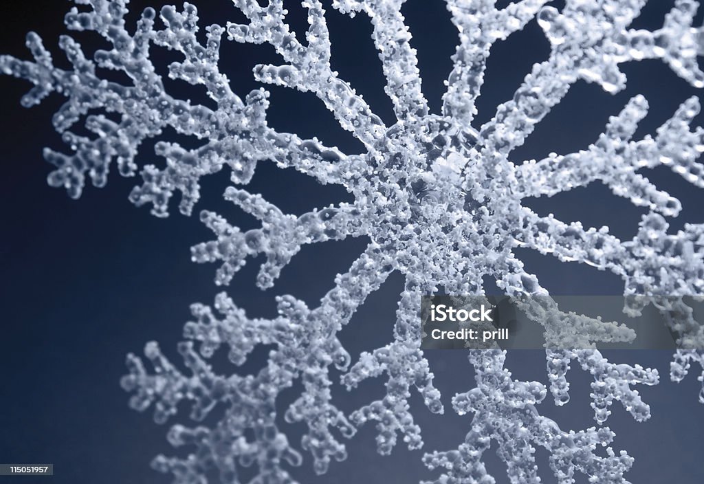 Copo de nieve artificial - Foto de stock de Agua helada libre de derechos