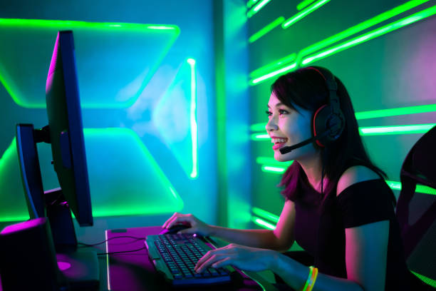 istock cybersport gamer have live stream 1150520411