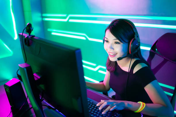 istock cybersport gamer have live stream 1150520436