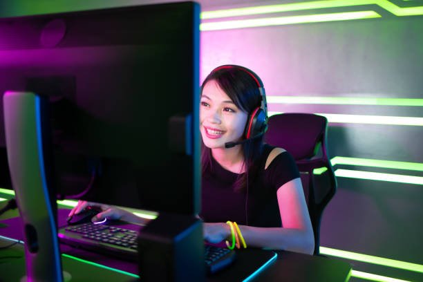 istock cybersport gamer have live stream 1150520577