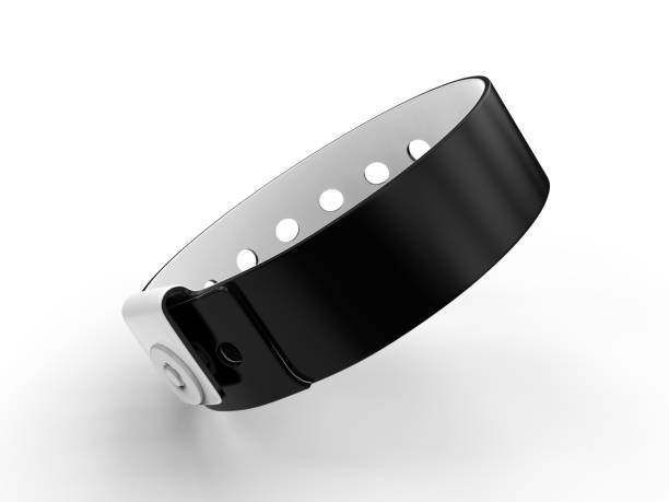 istock Blank Security Wristband Tag For Your Event And Parties. 3d render illustration. 1150520805